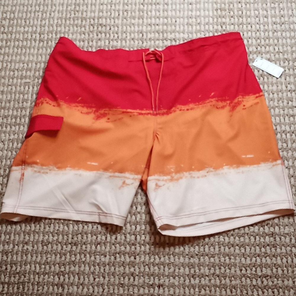 George At the Knee Board Shorts Quick Dry UPF 50+ Stretch 3XL Plus Size Shorts